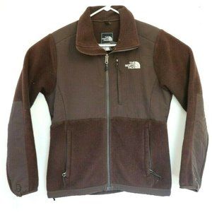 The North Face Denali Fleece Jacket Womens Size Small Brown Full Zip